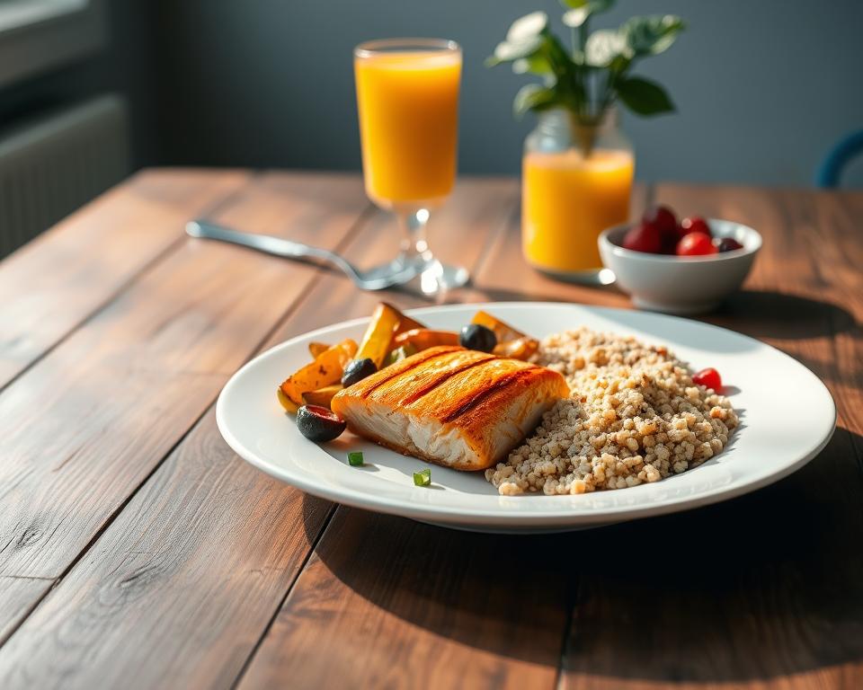 balanced diet meal timing