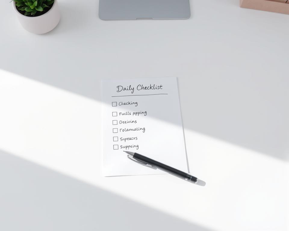 daily checklist