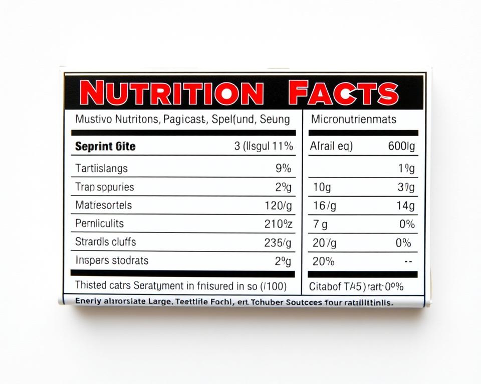 nutrition facts